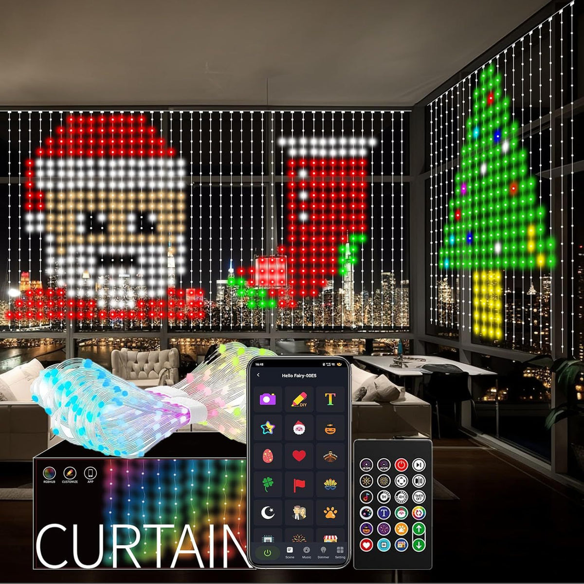 Smart Curtain Light