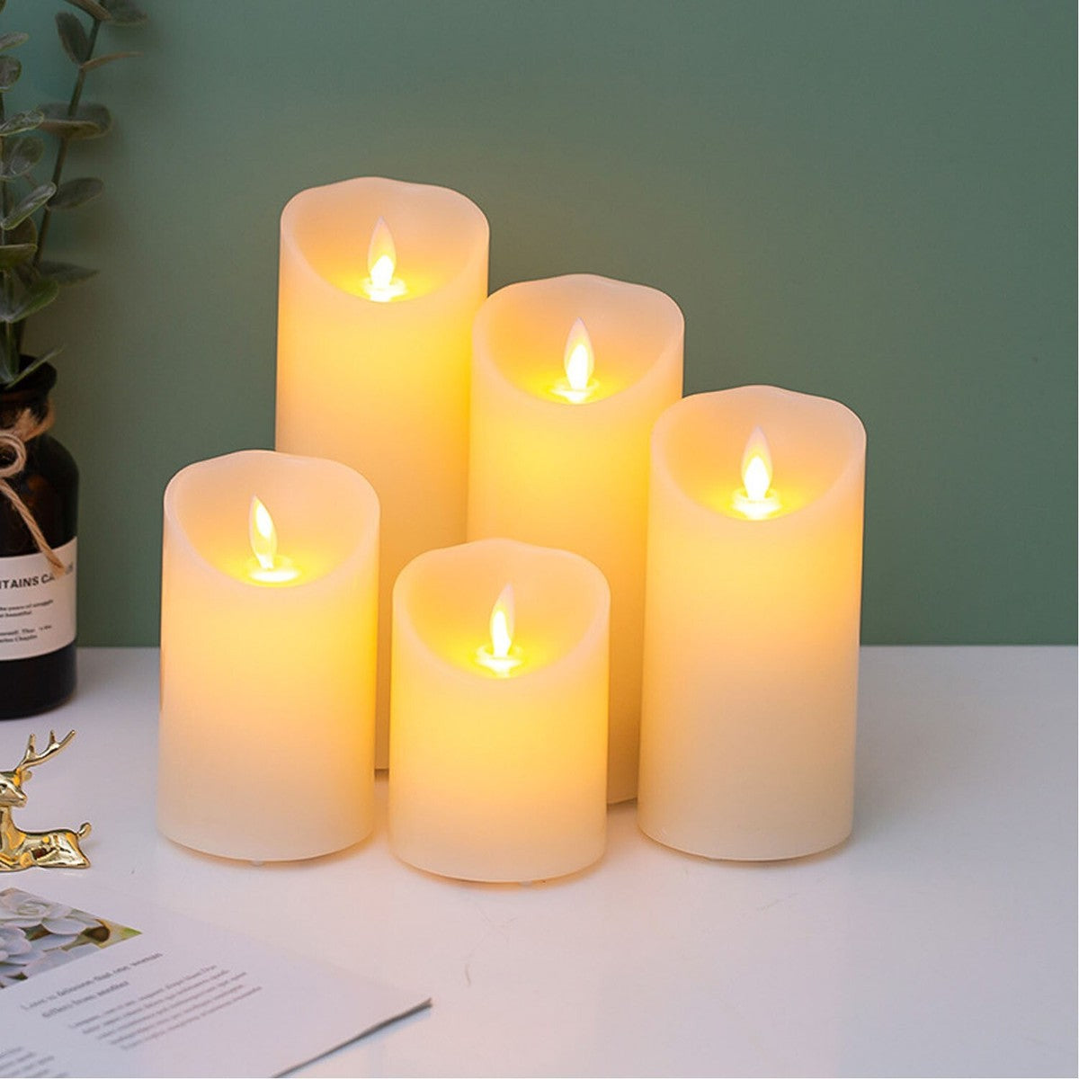 Flameless LED Candle Set - image 1