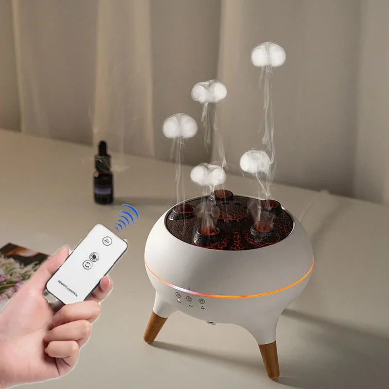 Dynamic jellyfish air humidifier