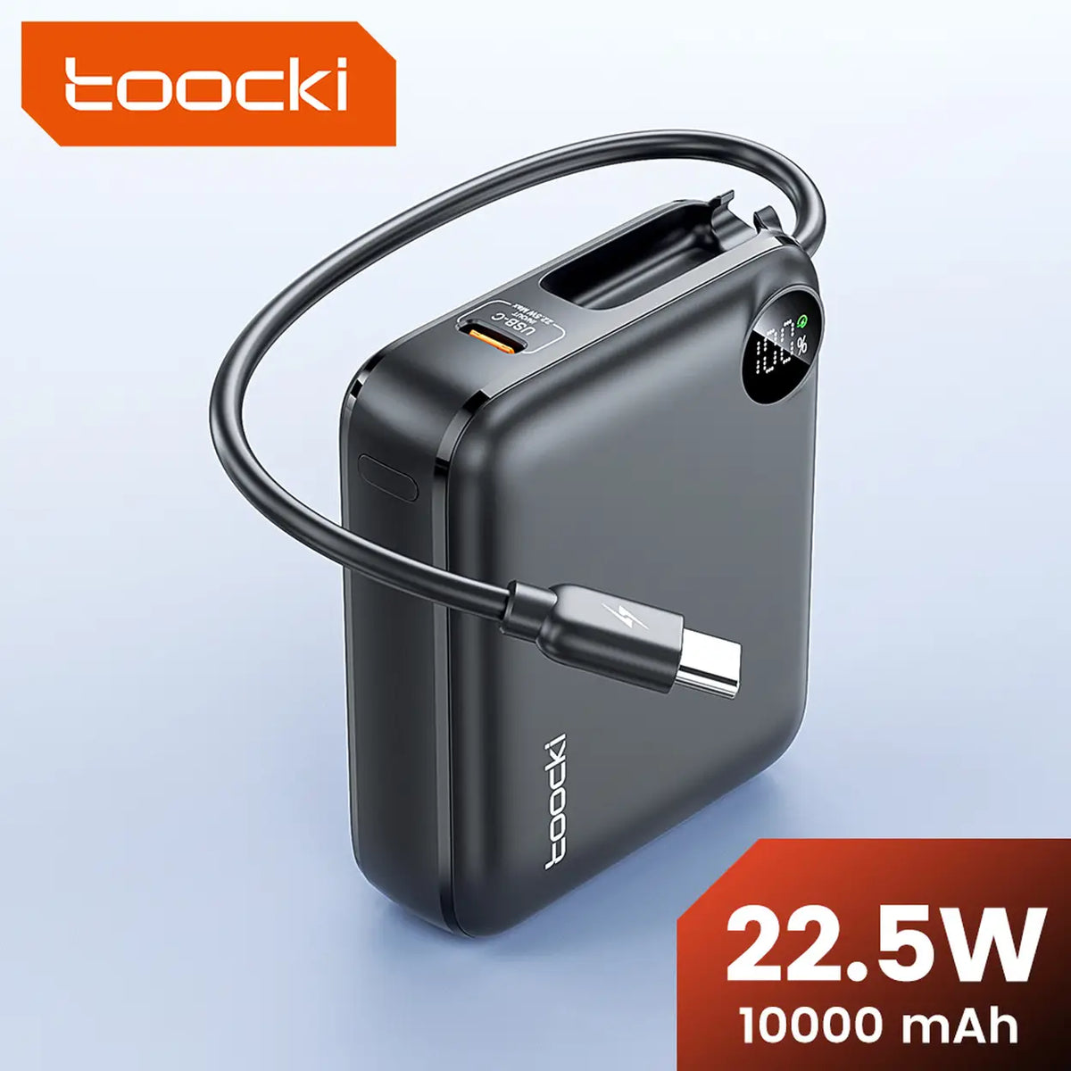 Toocki built-in cable power bank