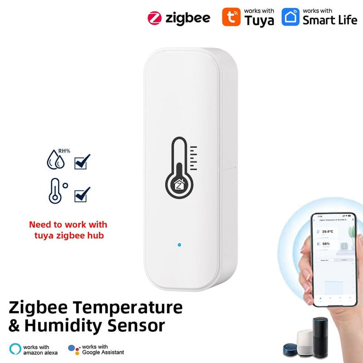 Smart temperature and humidity sensor
