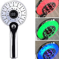LED Temperature Display Showerhead